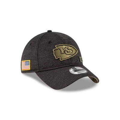 Kansas City Chiefs Gorra | New Era NFL Salute To Service 9twenty Adjustable Cap Mexico - Negros